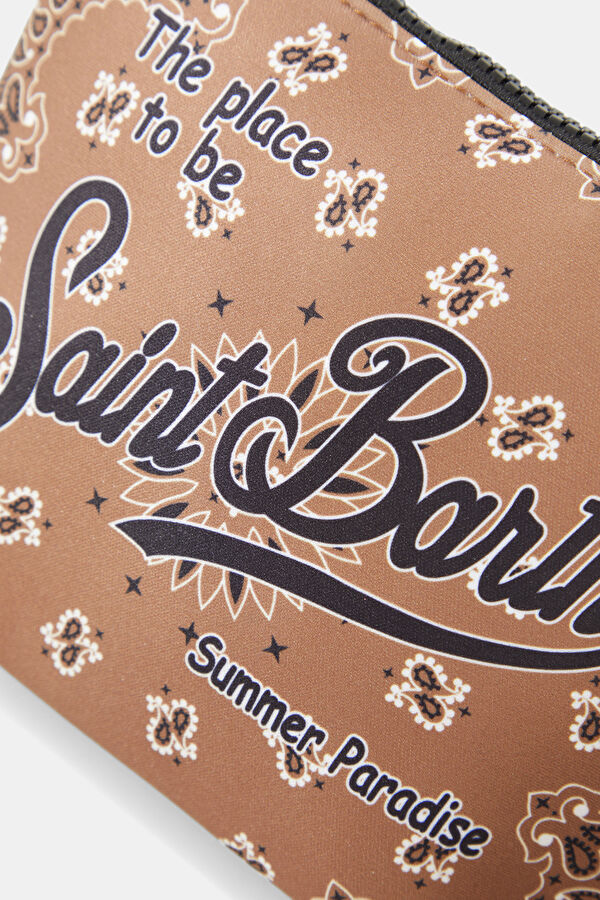 Aline Sponge Kahve Desenli Çanta 4