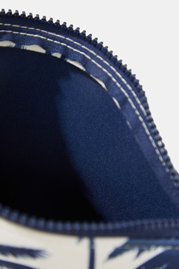 Aline Sponge Navy Patterned Bag 5