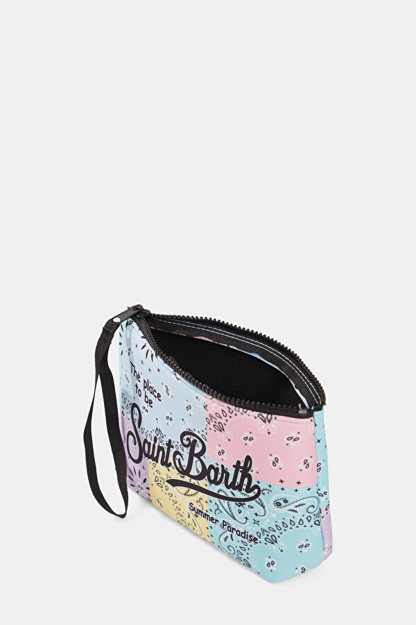 Aqua Green Patterned Bag 5