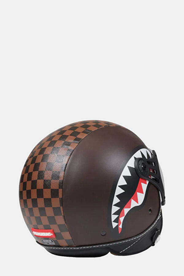 Sharks In Paris Helmet Brown Helmet 4