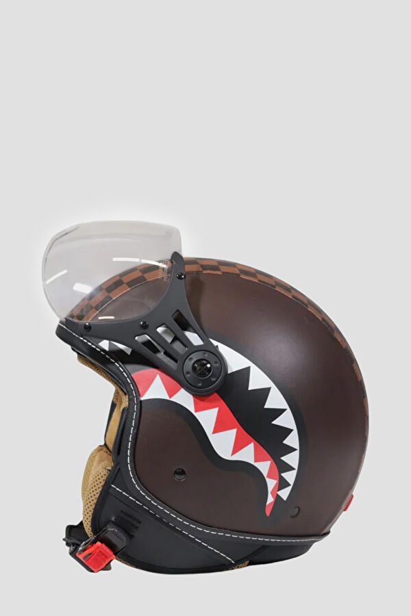 Sharks In Paris Helmet Brown Helmet 8