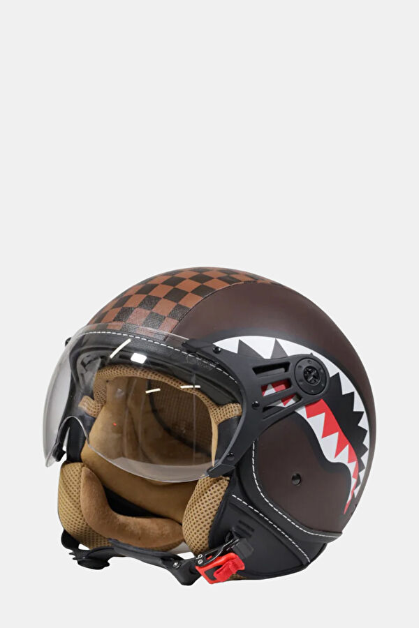 Sharks In Paris Helmet Brown Helmet 10