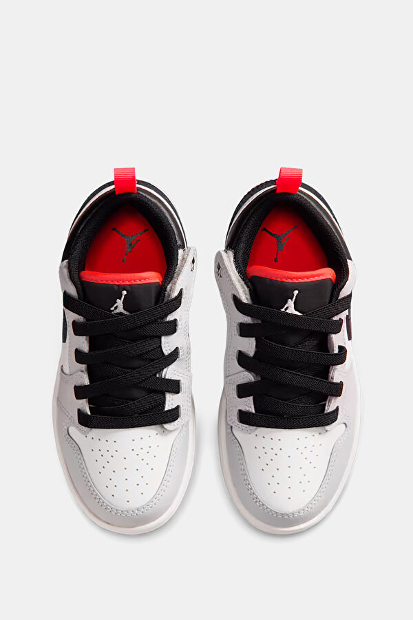 Jordan 1 Low Grey Boys' Athletic Shoes 4