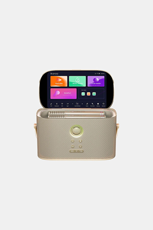 Shell S2 8" Tabletli Çift Mikrofonlu Karaoke Bluetooth Hoparlör 2