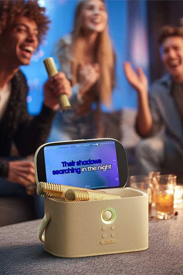 Shell S2 8" Tabletli Çift Mikrofonlu Karaoke Bluetooth Hoparlör 6