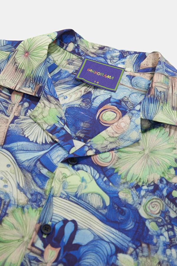 Multicolored Pattern Kids Shirt 3