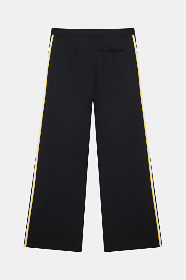 Siyah Wide Leg Kadın Kadın Pantolon 2