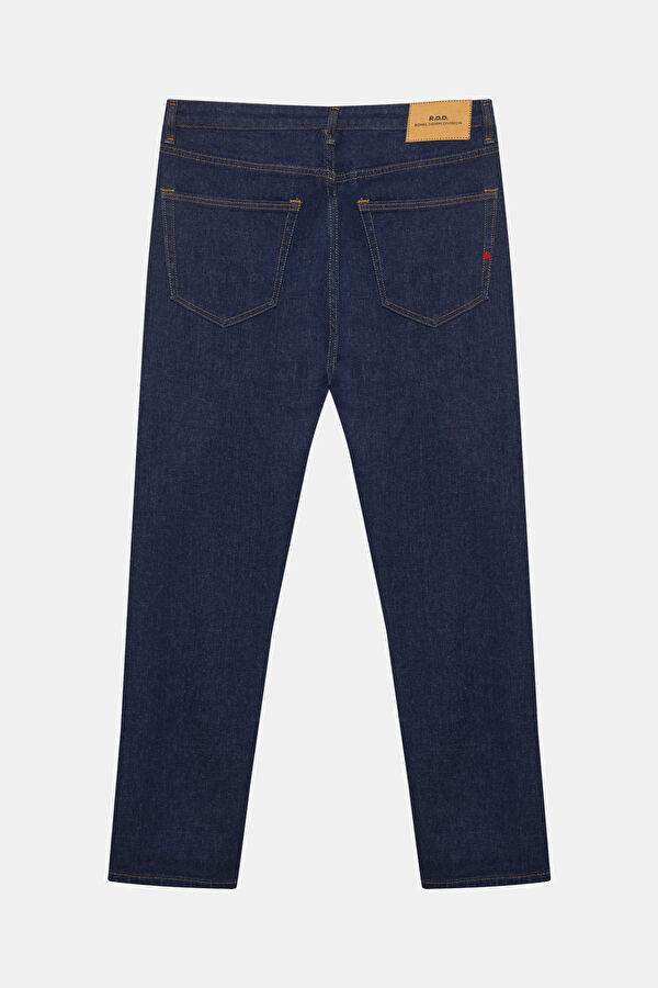 Relax Fit Indigo Straight Leg Cotton Elastane Men's Jeans 2