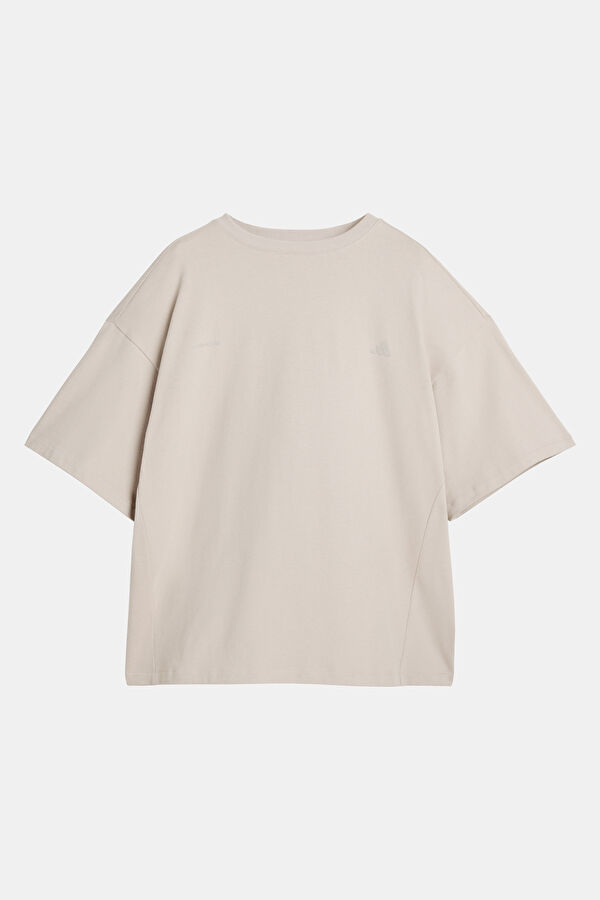 X Entire Studios Açık Gri Uniform Oversized Erkek T-Shirt
