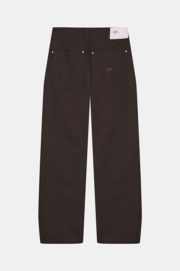 Relax Kalıp Koyu Kahve Wide Leg Erkek Pantolon 2