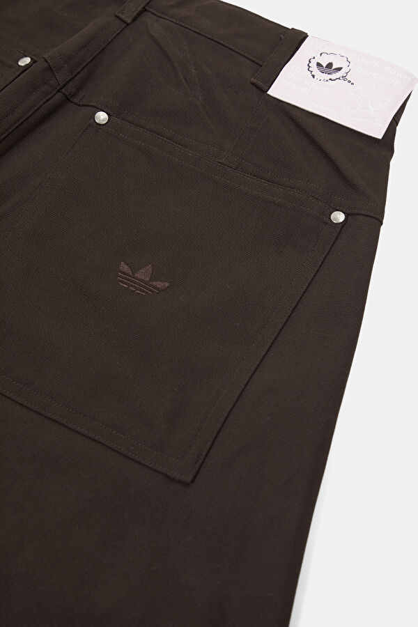 Relax Kalıp Koyu Kahve Wide Leg Erkek Pantolon 5