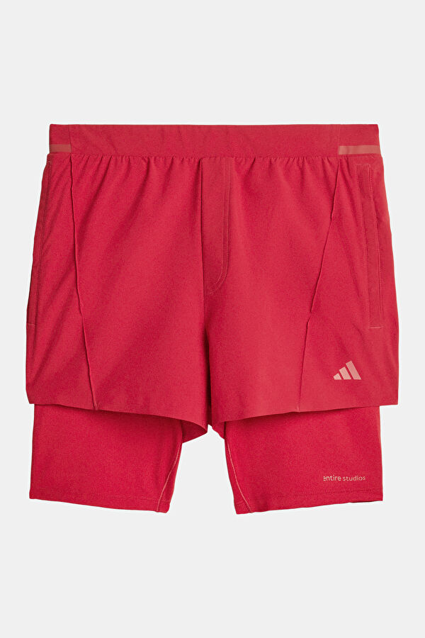 X Entire Studios D4T Training 2-in-1 Burgundy Men's Shorts