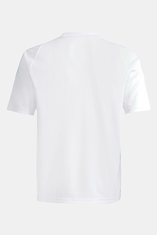 Beyaz Bisiklet Yaka Çizgili Çocuk T-Shirt 2