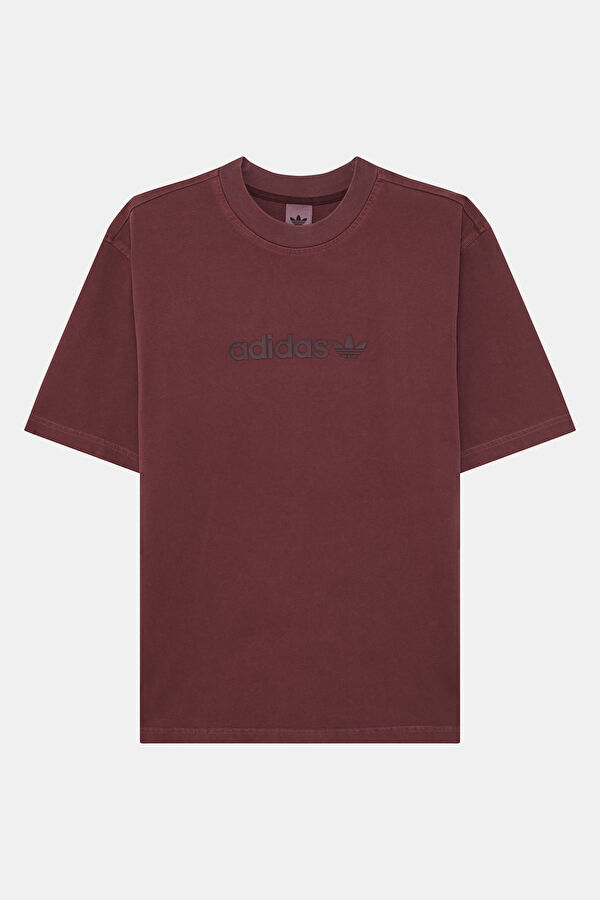 Kırmızı Bisiklet Yaka Kadın T-Shirt