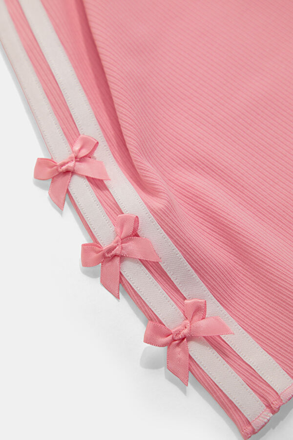 Pembe Wide Leg Kadın Pantolon 5
