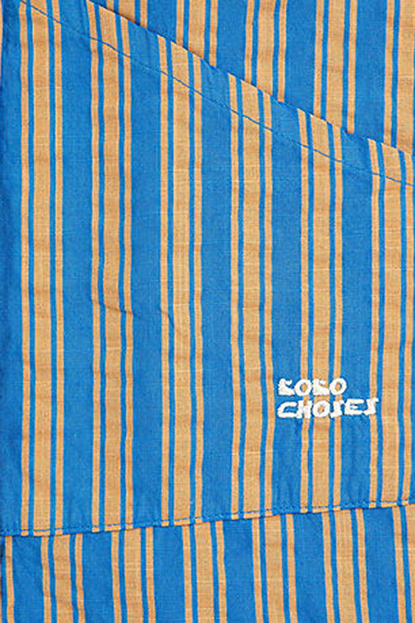 Blue Patterned Children's Shirt 3