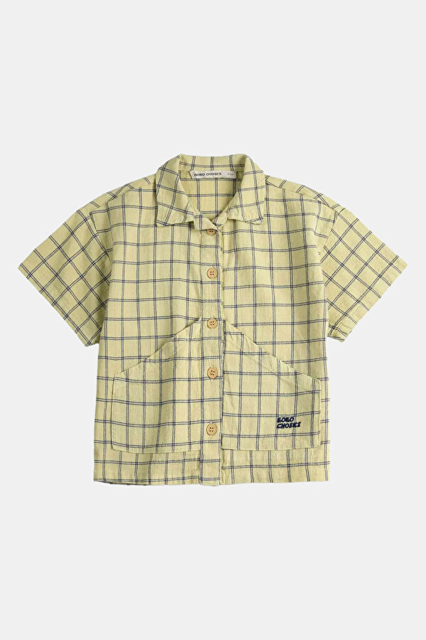 Yellow Patterned Children's Shirt
