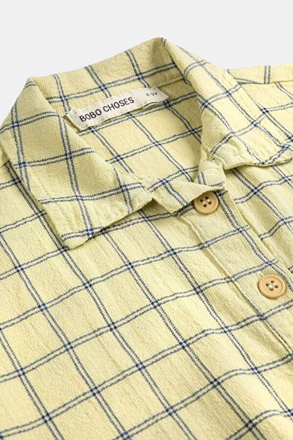Yellow Patterned Children's Shirt 2