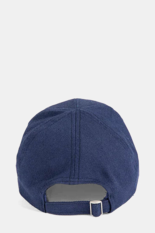 Lacivert Desenli Çocuk Şapka 2
