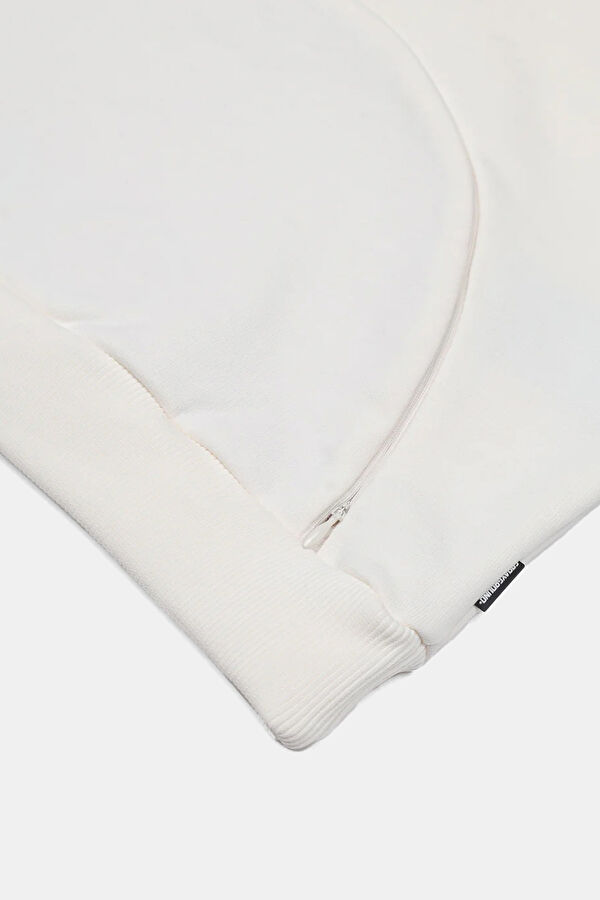 Krem Bisiklet Yaka Çocuk Sweatshirt 4