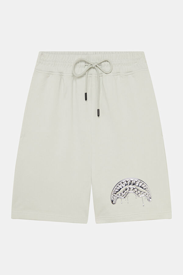 Light Mint Embroidered Men's Shorts
