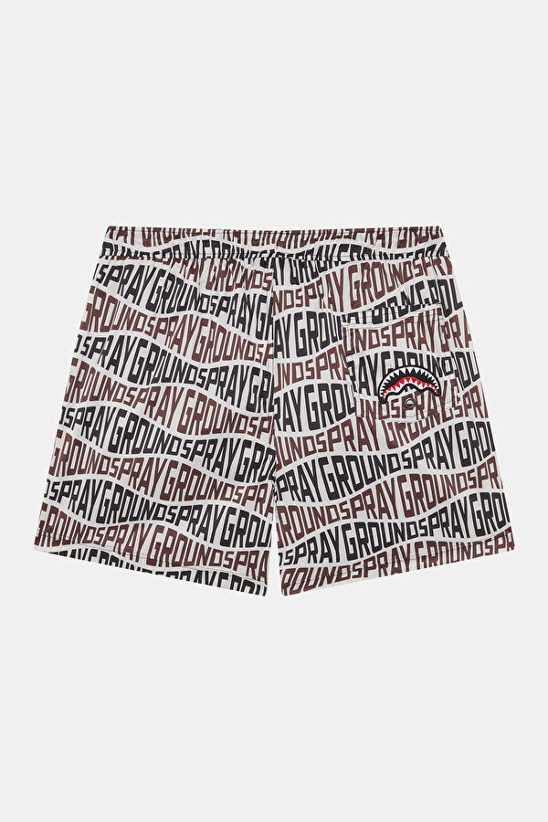 Multicolored Patterned Elasticated Men's Swimsuit 2