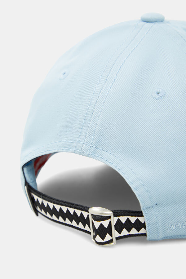 Stone Washed Blue Embroidered Hat 3