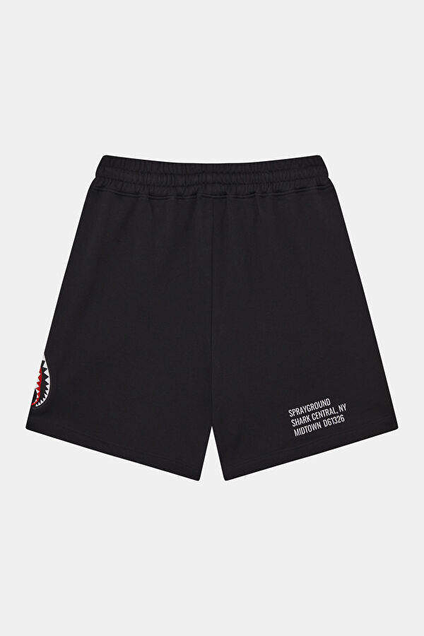Black Embroidered Men's Shorts 2