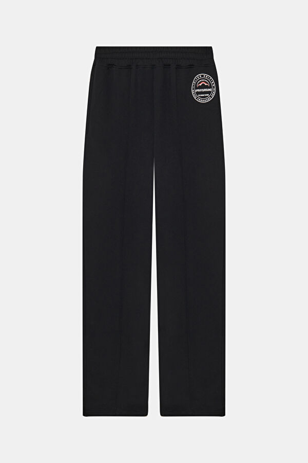 Relax Fit Black Straight Men's Sports Pants