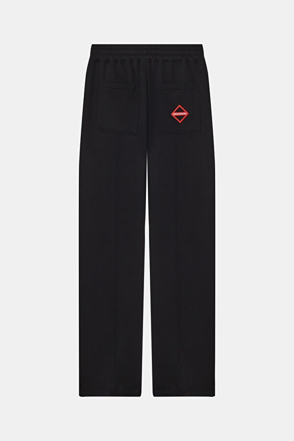 Relax Fit Black Straight Men's Sports Pants 2