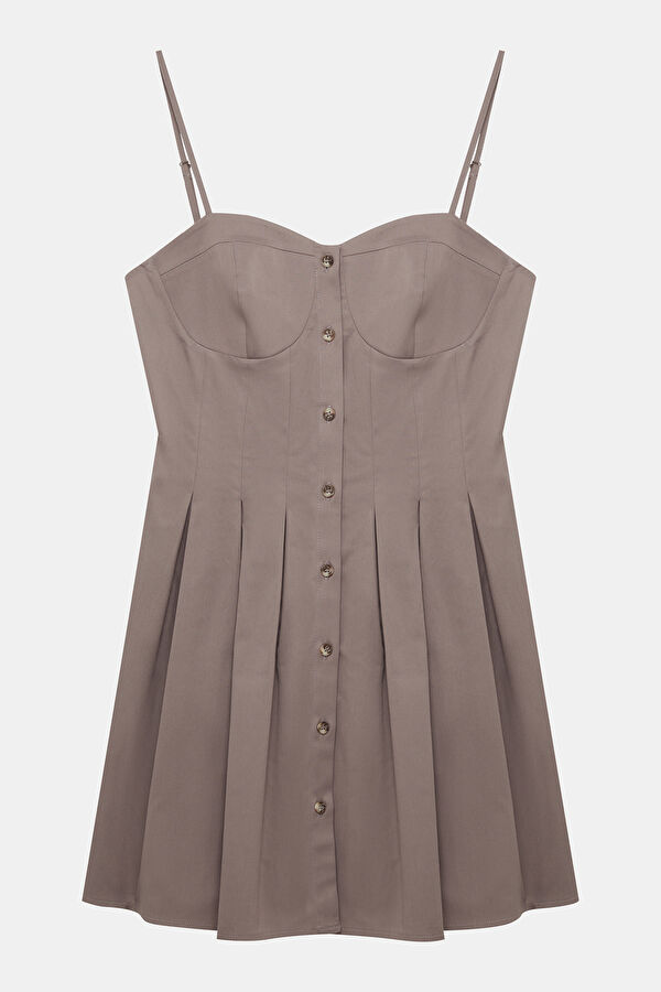Khaki Short Women's Dress