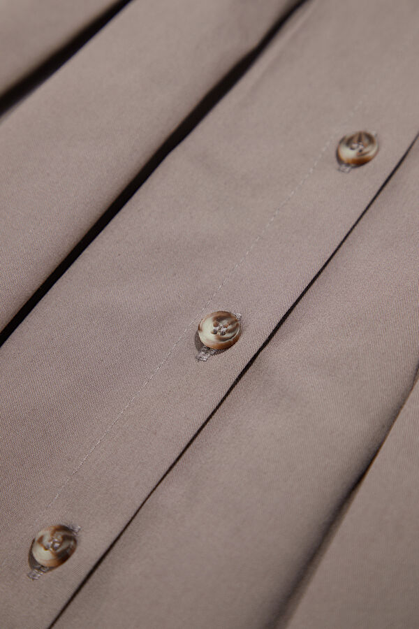 Khaki Short Women's Dress 4