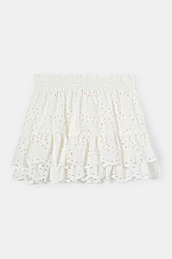 White Kids Skirt 2