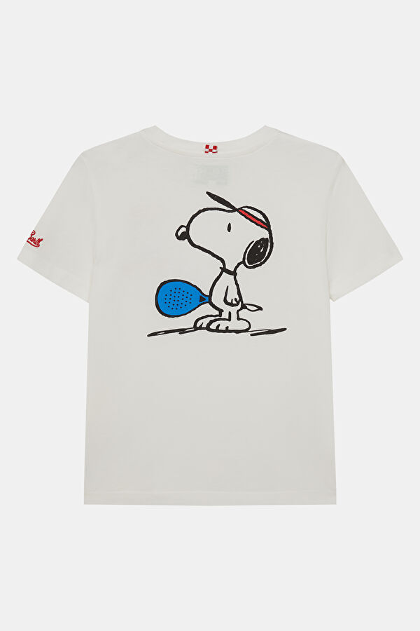 White Crew Neck Printed Children's T-Shirt 2