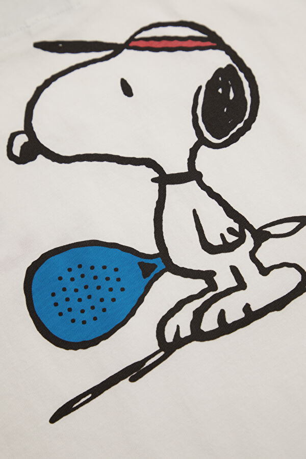 White Crew Neck Printed Children's T-Shirt 4
