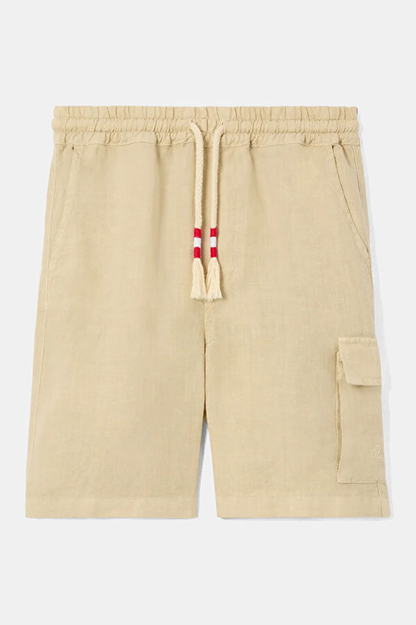 Beige Kids Shorts