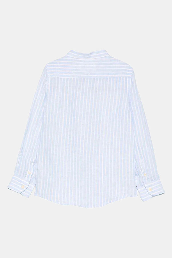 Blue Patterned Kids Shirt 2