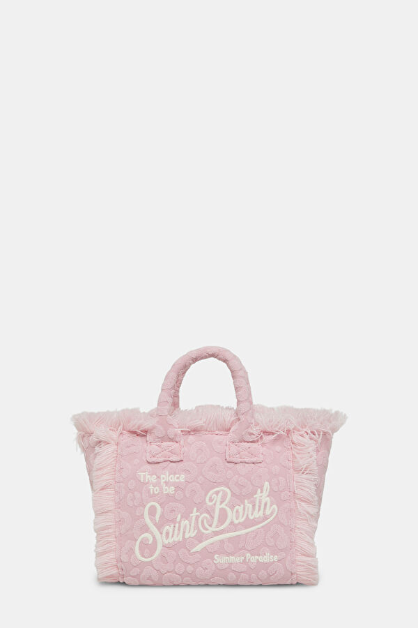 Vanity Mini Sponge Pembe Desenli Çanta