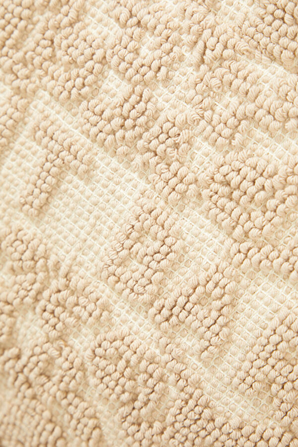Tufting Beige Patterned Bag 4