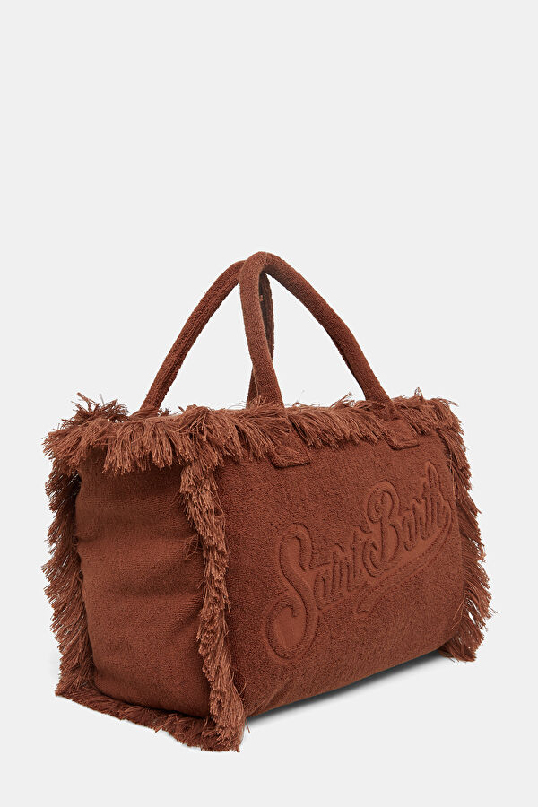 Vanity Terry Brown Patterned Bag 2