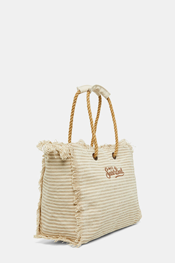 Beige Patterned Bag 2