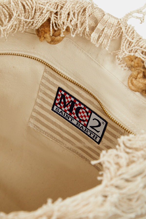 Beige Patterned Bag 5