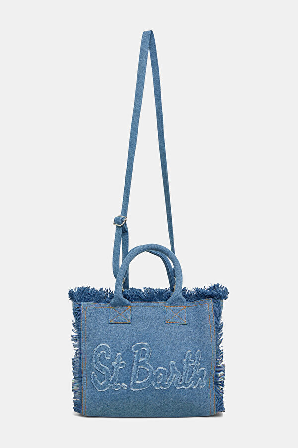 Blue Patterned Bag