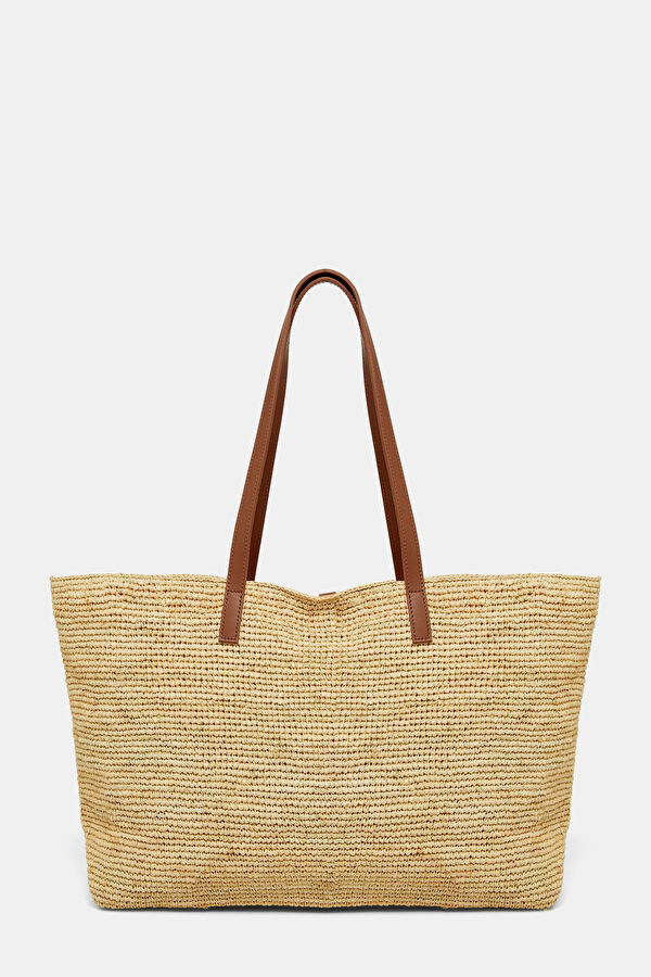 Beige Patterned Bag 3