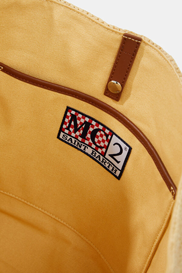 Beige Patterned Bag 5