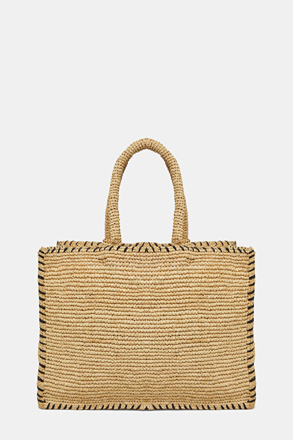 Beige Patterned Bag 3