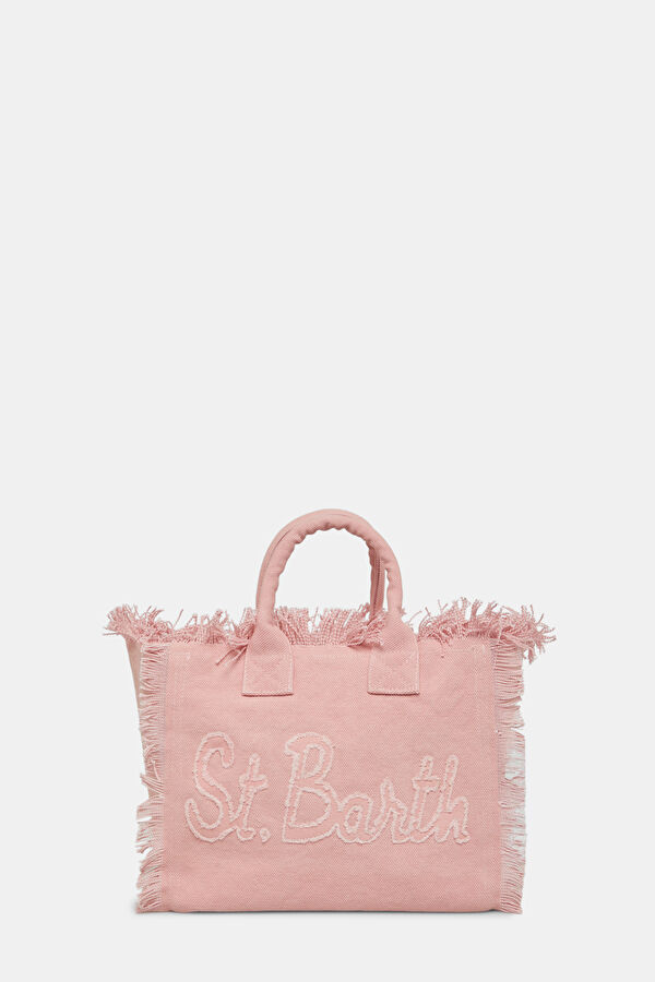 Açık Pembe Desenli Çanta 4