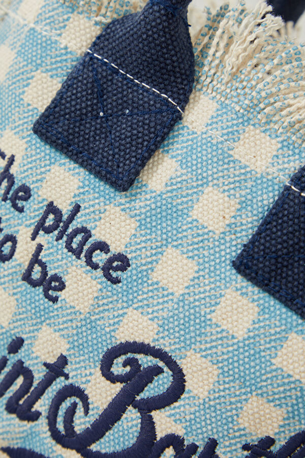 Blue Patterned Bag 5