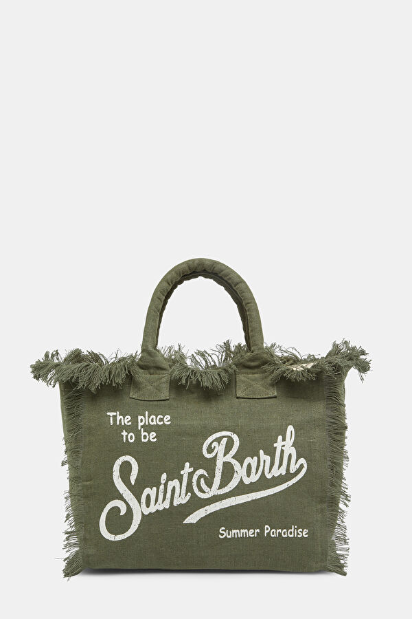 Khaki Patterned Bag