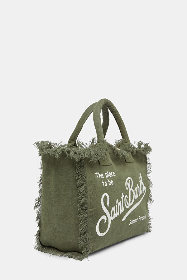 Khaki Patterned Bag 2